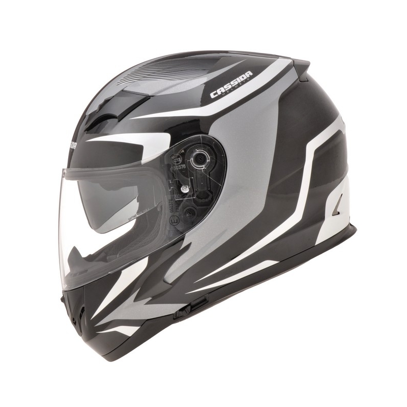 Motoristična čelada Cassida Integral 2.0 black-white-grey razprodaja