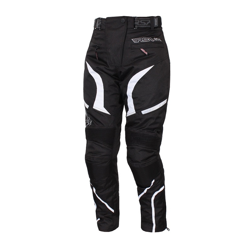 Ženska motoristična obleka RSA SW-01 bela - 2 kosa razprodaja