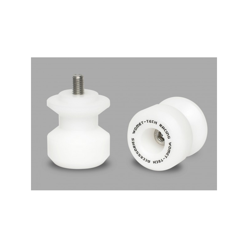 Valjčki za zadnjo nihajno roko Womet-Tech - Endurance M6 bela razprodaja