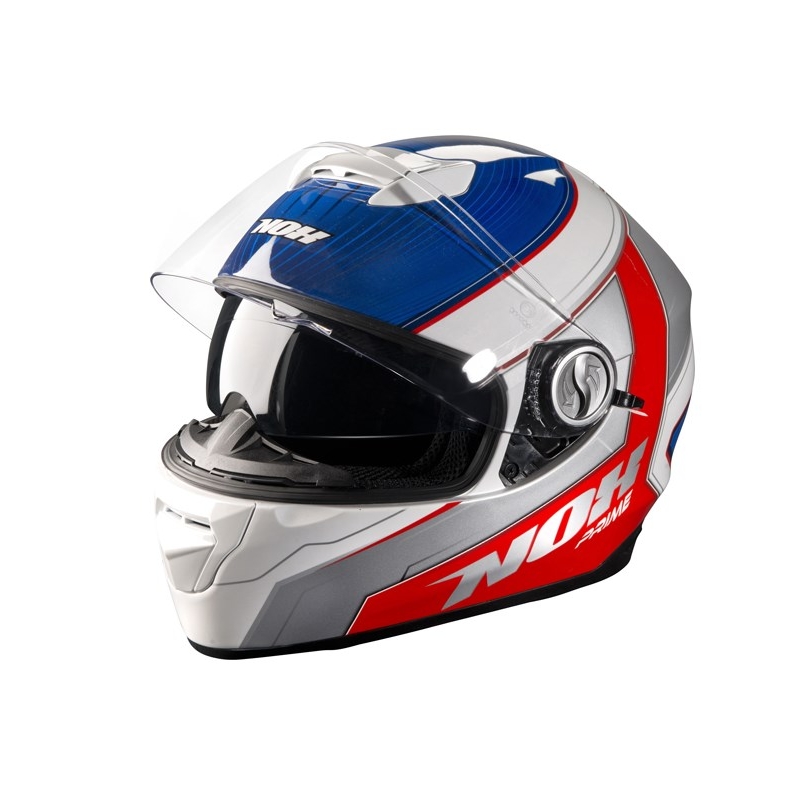 NOX N301 Prime Blue-Red Integral Motoristična čelada razprodaja