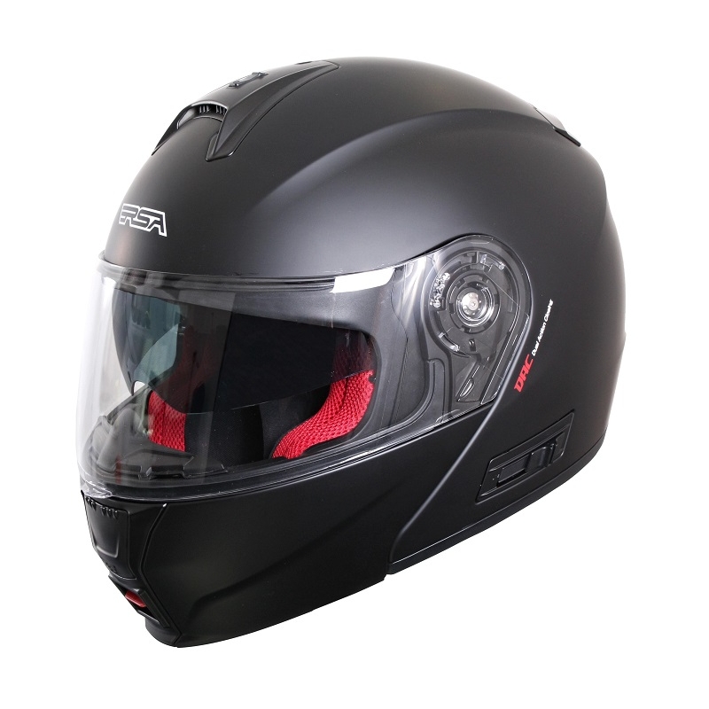 RSA TR-01 črna mat flip-up motoristična čelada za prodajo razprodaja