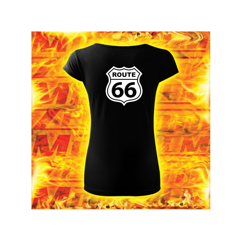 Ženska majica z motivom Route 66 naprodaj razprodaja