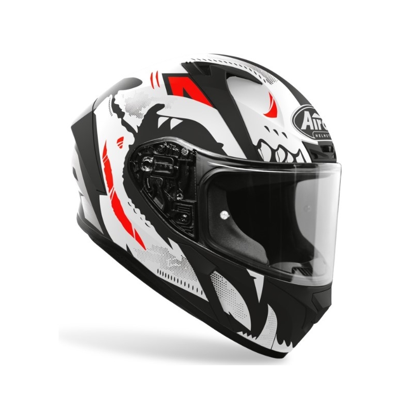 Integralna čelada Airoh Valor Nexy white-black-fluo orange razprodaja