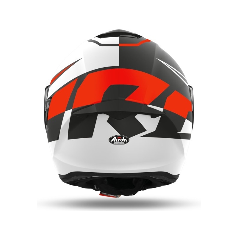 Integralna čelada Airoh ST 501 Frost črno-bela-oranžna