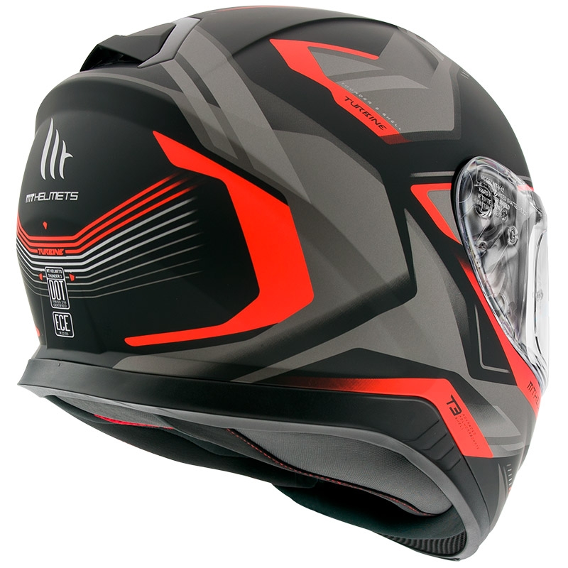 MT Thunder 3 SV Turbine črno-sivo-rdeča integralna čelada razprodaja