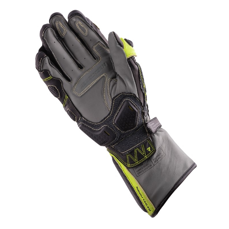 Motoristične rokavice Rebelhorn Rebel black-camo-fluo yellow razprodaja