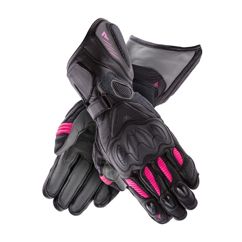Rebelhorn Rebel Black and Pink motoristične rokavice za ženske razprodaja