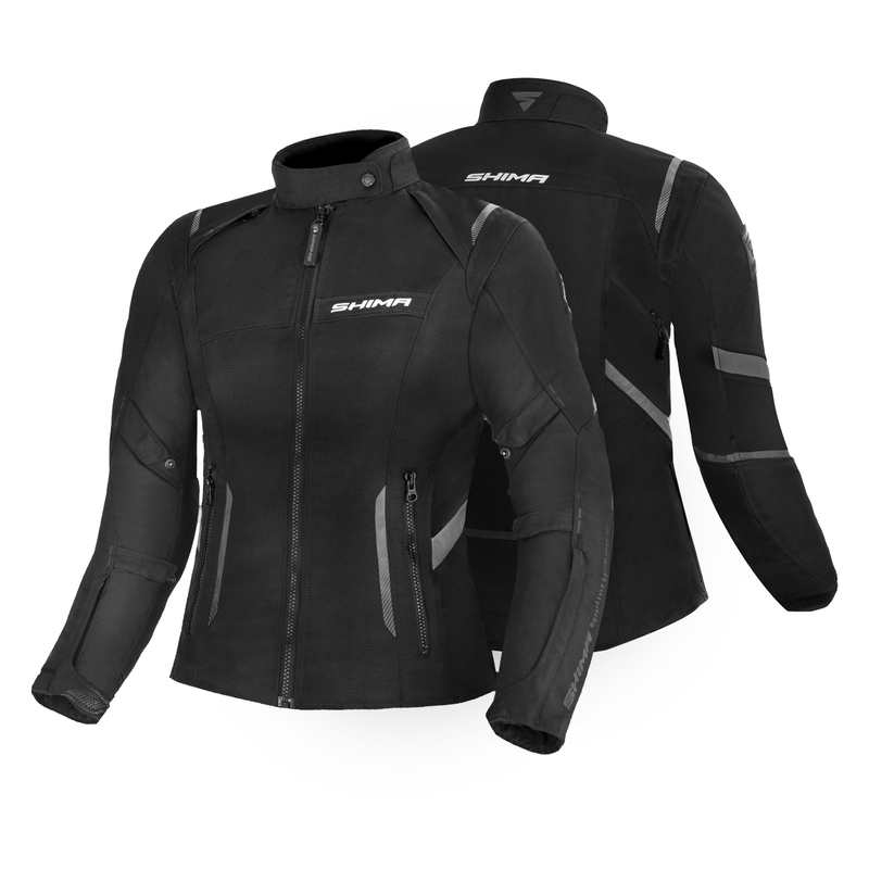 Ženska motoristična jakna Shima Rush black razprodaja
