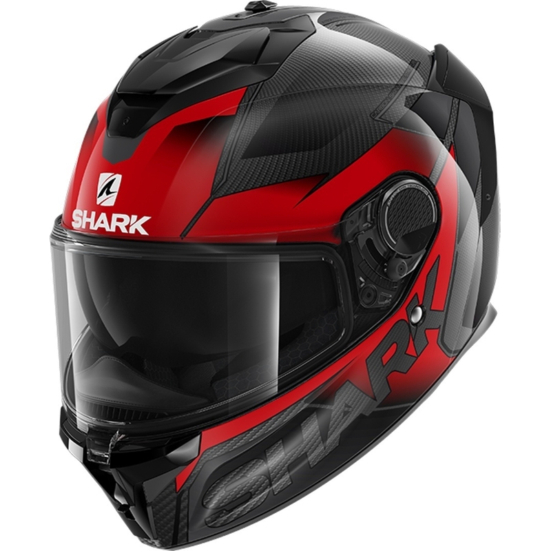 Integralna čelada SHARK SPARTAN GT Carbon Shestter črno-rdeča