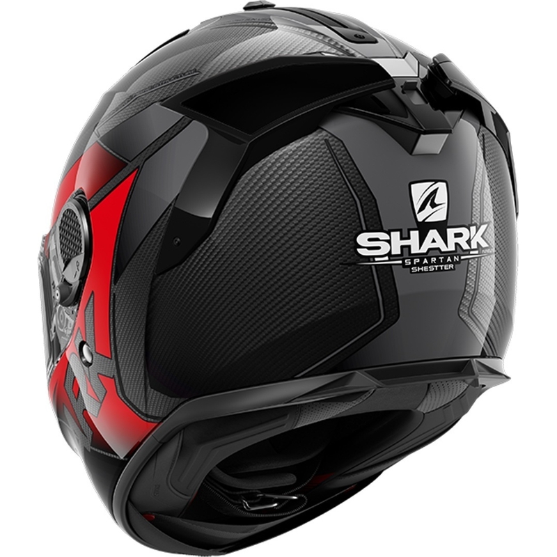 Integralna čelada SHARK SPARTAN GT Carbon Shestter črno-rdeča