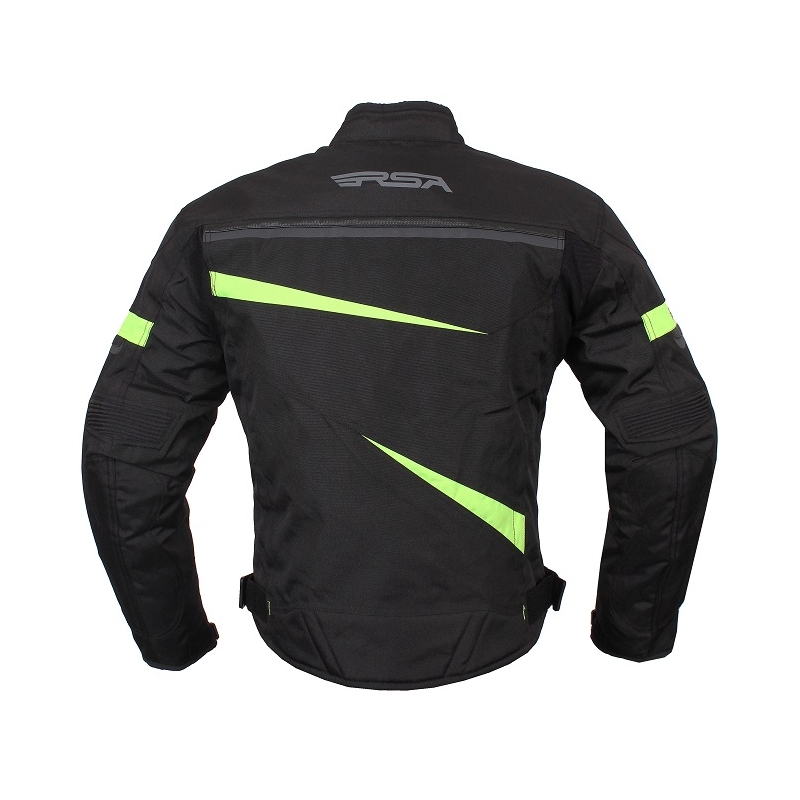 RSA Razor črno-fluo rumena motoristična jakna - razprodaja
