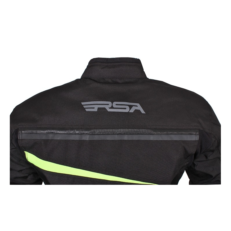 RSA Razor črno-fluo rumena motoristična jakna - razprodaja