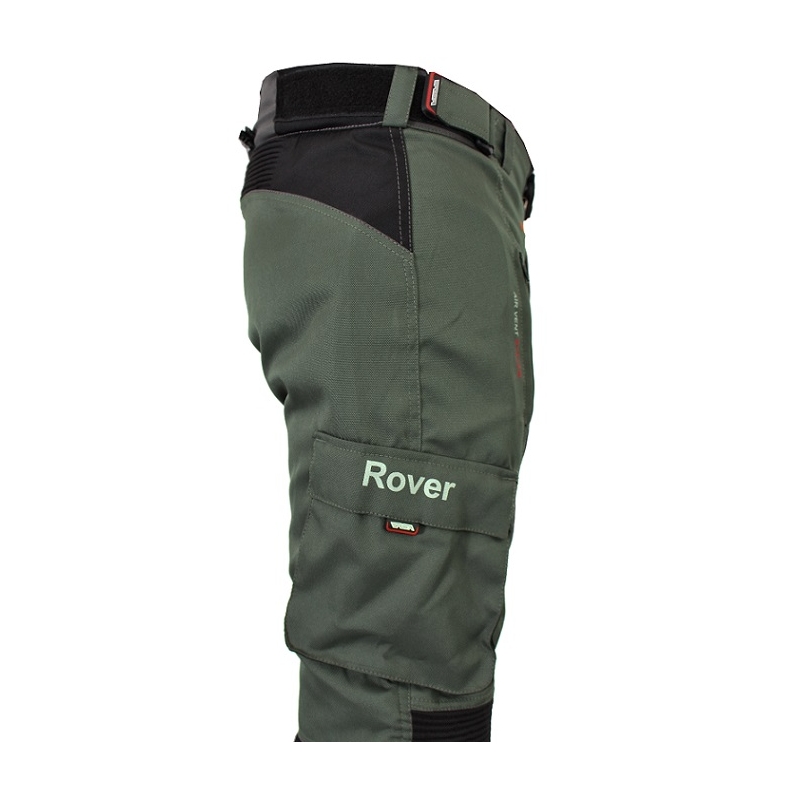 RSA Rover temno zelene motoristične hlače razprodaja
