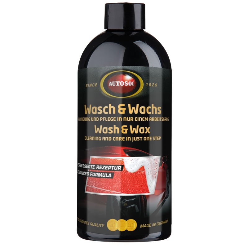 Šampon z voskom Autosol Wash and Wax 500 ml