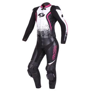 Ženski kombinezon Tschul 586 black-white-pink razprodaja