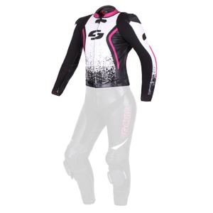 Ženske jakne Tschul 586 black-white-pink razprodaja