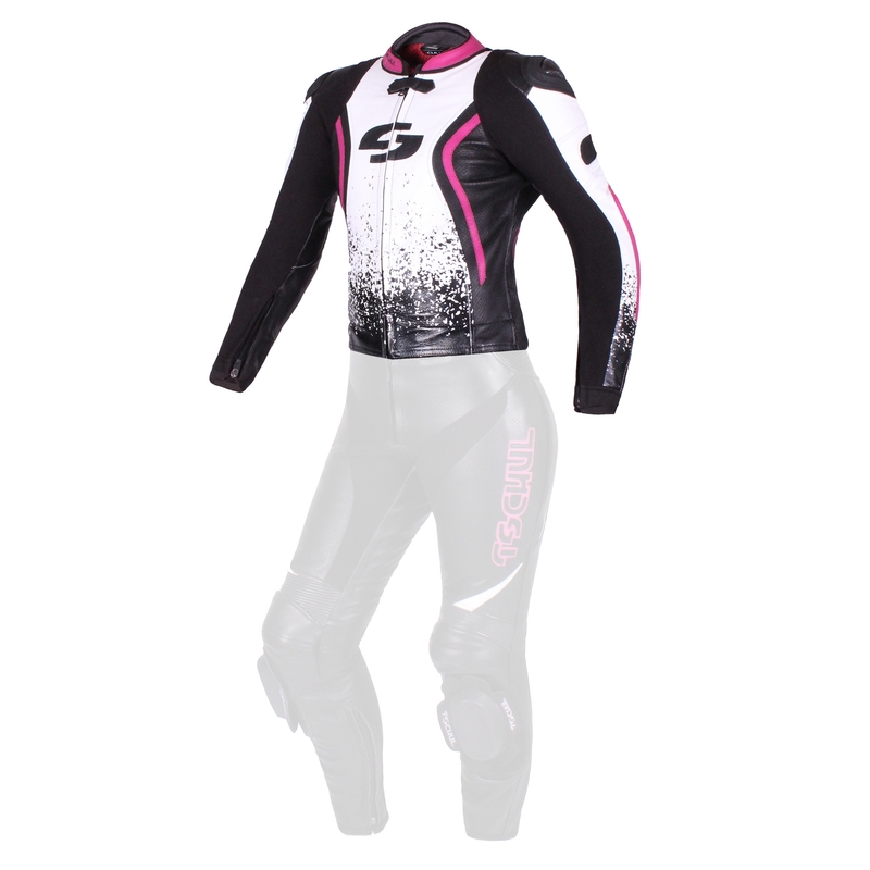 Ženske jakne Tschul 586 black-white-pink razprodaja