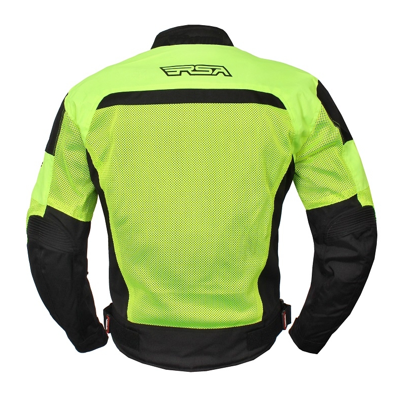 Motoristična jakna RSA Guff black-fluo yellow razprodaja