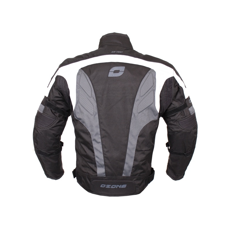 Moto jakna Ozone Delta 2 črno-bela razprodaja