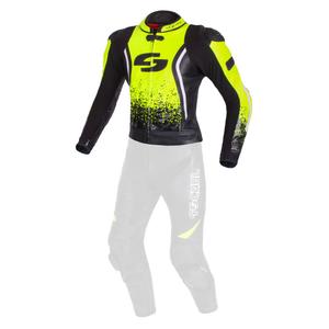 Moška jakna Tschul 585 black-fluo yellow razprodaja