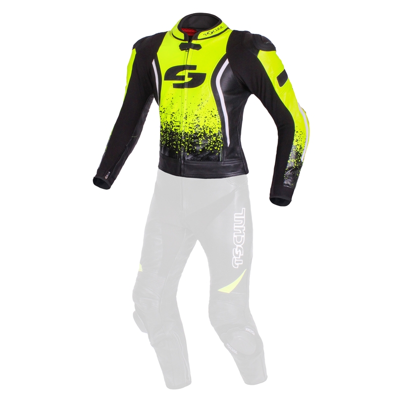 Moška jakna Tschul 585 black-fluo yellow razprodaja