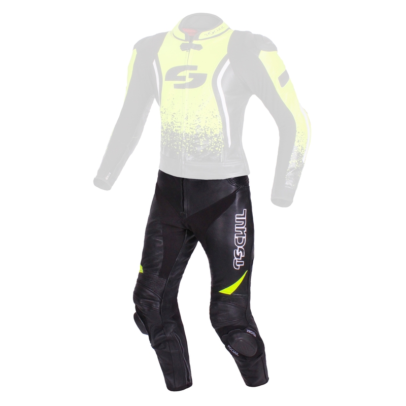 Moške hlače Tschul 585 black-fluo yellow - razprodaja