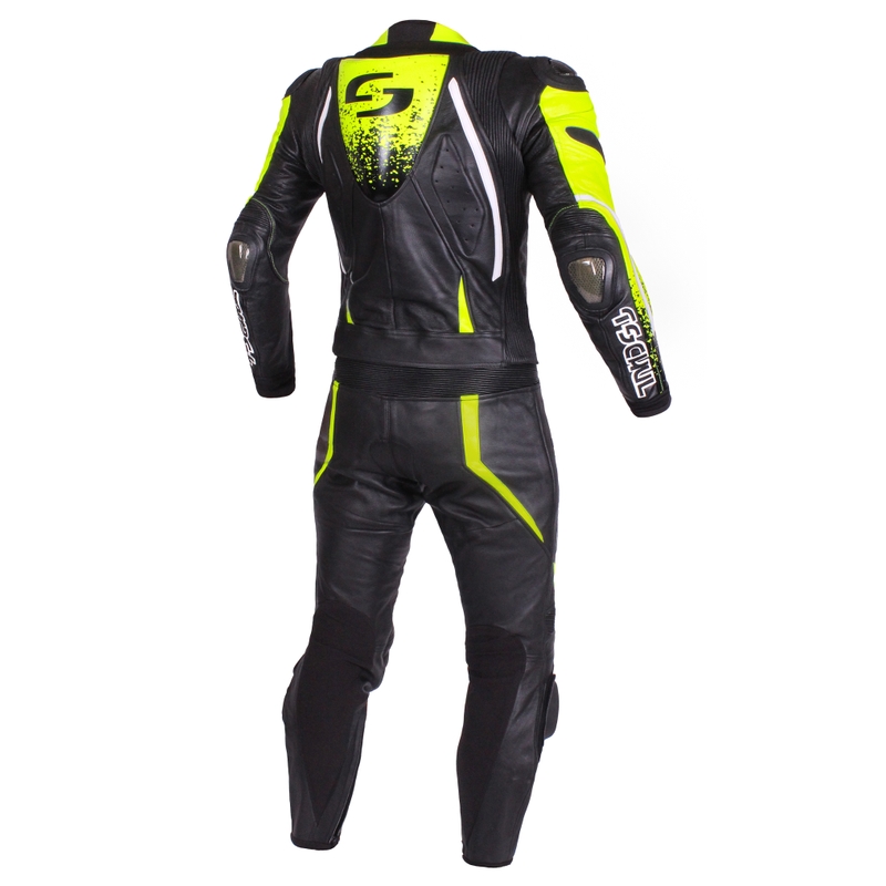 Moške hlače Tschul 585 black-fluo yellow - razprodaja
