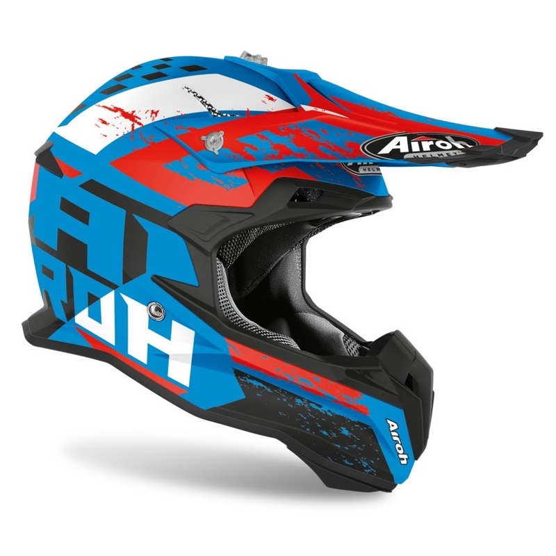 Motokros čelada Airoh Terminator Hanger turquoise mat