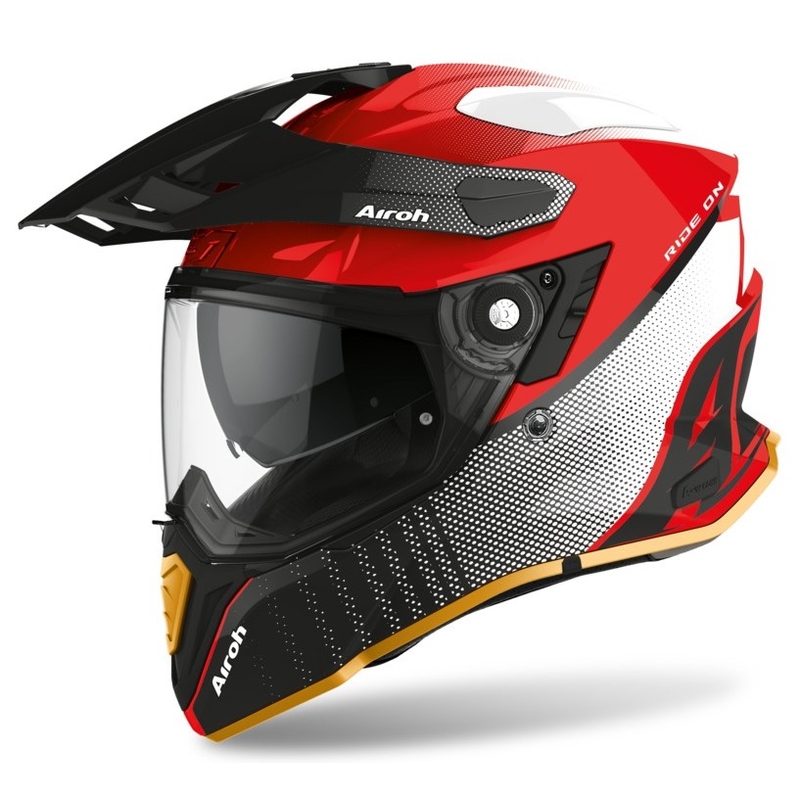 Enduro čelada Airoh Commander Progress SE rdeče-črna