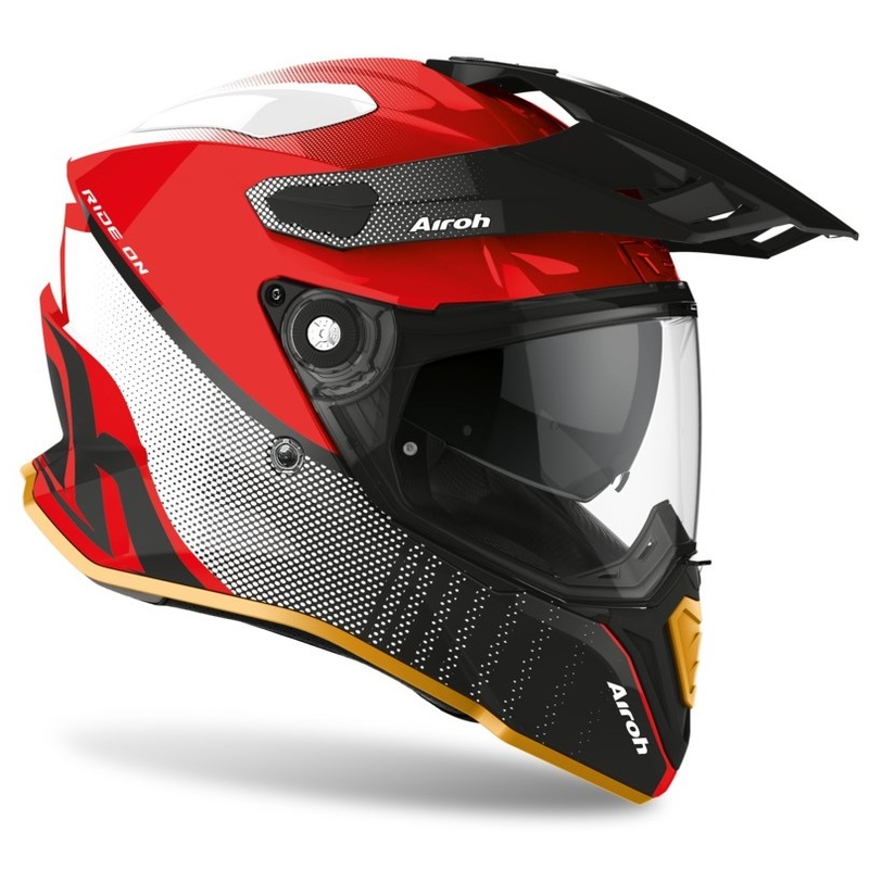 Enduro čelada Airoh Commander Progress SE rdeče-črna