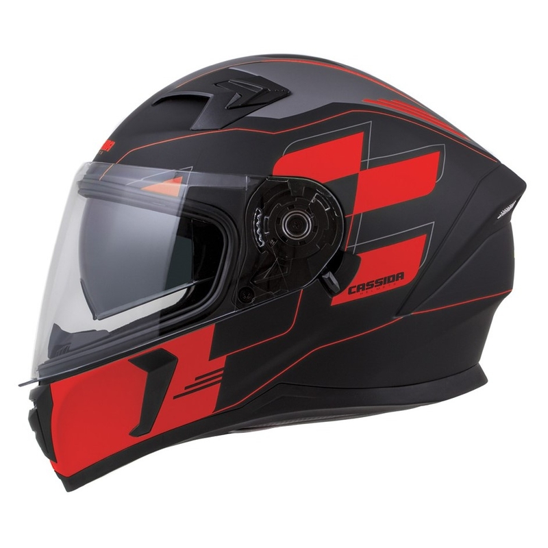 Integralna čelada Cassida Integral 3.0 RoxoR black-grey-fluo red