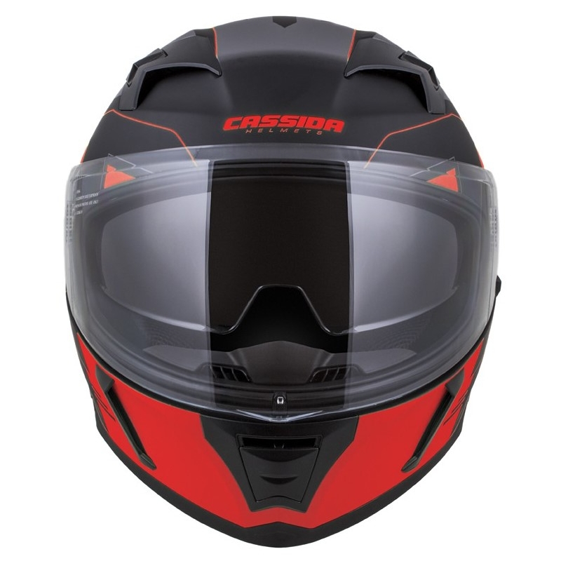 Integralna čelada Cassida Integral 3.0 RoxoR black-grey-fluo red