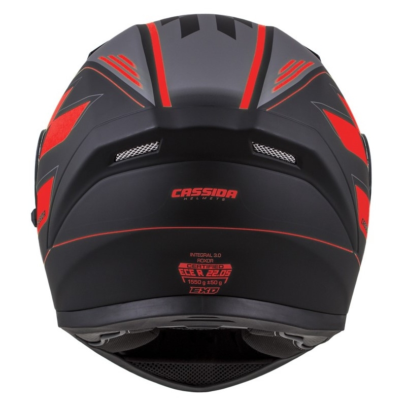 Integralna čelada Cassida Integral 3.0 RoxoR black-grey-fluo red