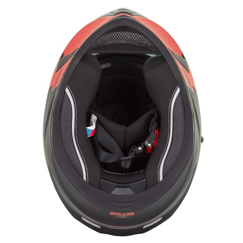 Integralna čelada Cassida Integral 3.0 RoxoR black-grey-fluo red