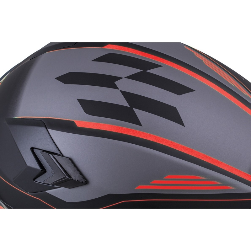 Integralna čelada Cassida Integral 3.0 RoxoR black-grey-fluo red