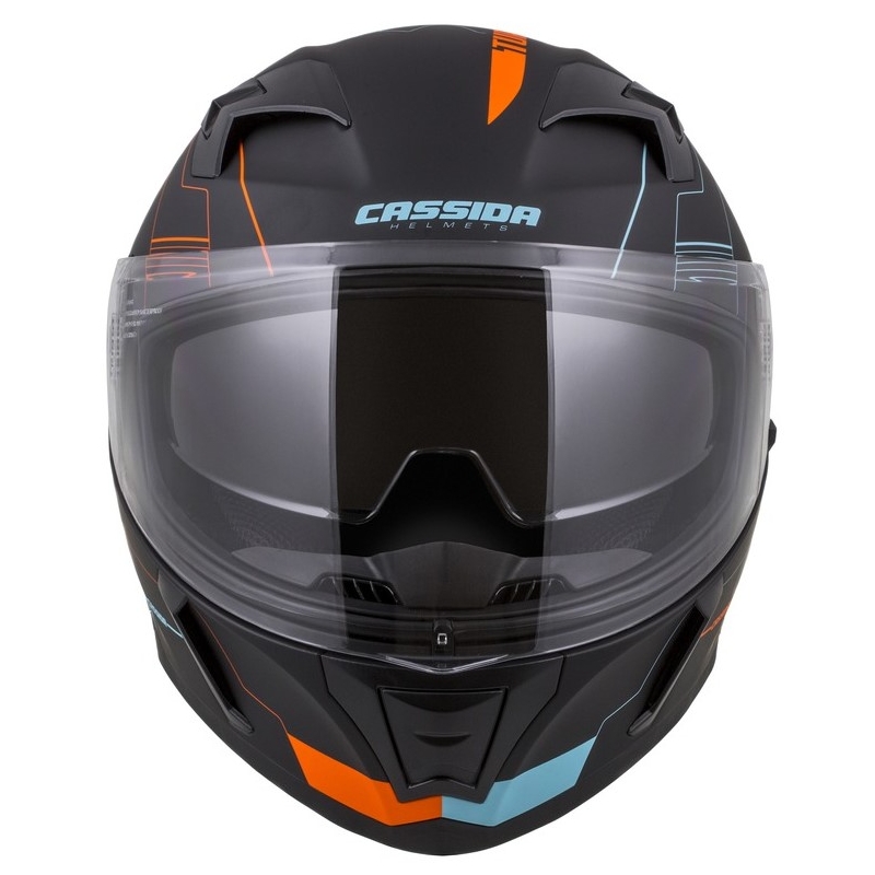 Cassida Integral 3.0 Turbohead čelada črno-oranžno-modra razprodaja