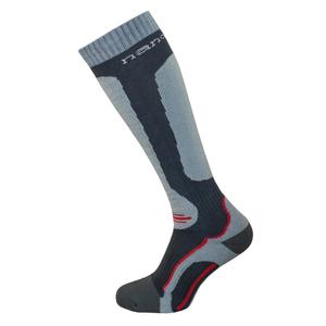 Nanosilver® nogavice črno-sivo-rdeče