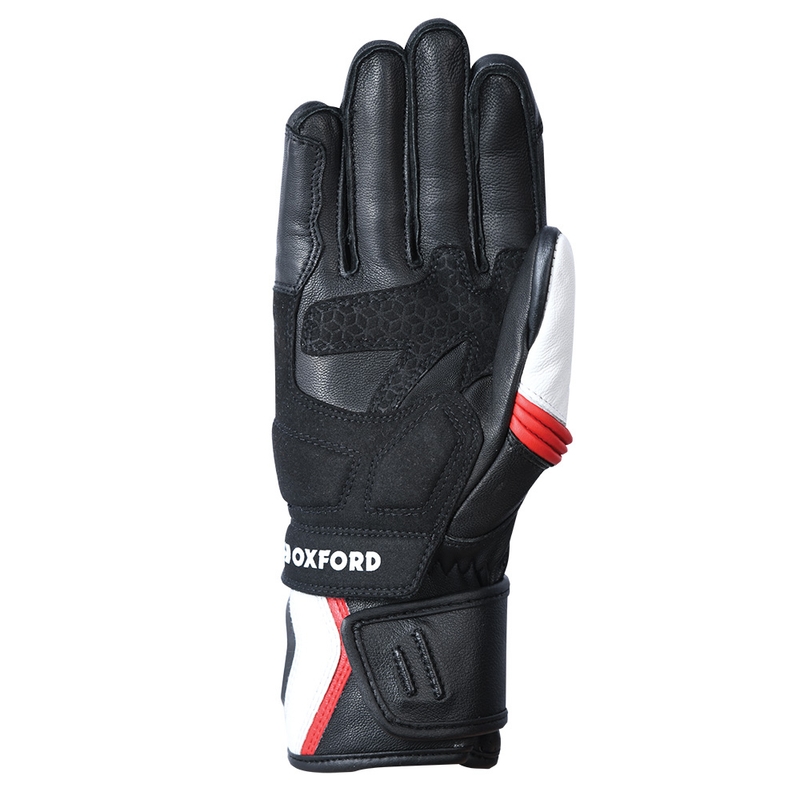 Motoristične rokavice Oxford RP-5 2.0 belo-črno-rdeče razprodaja