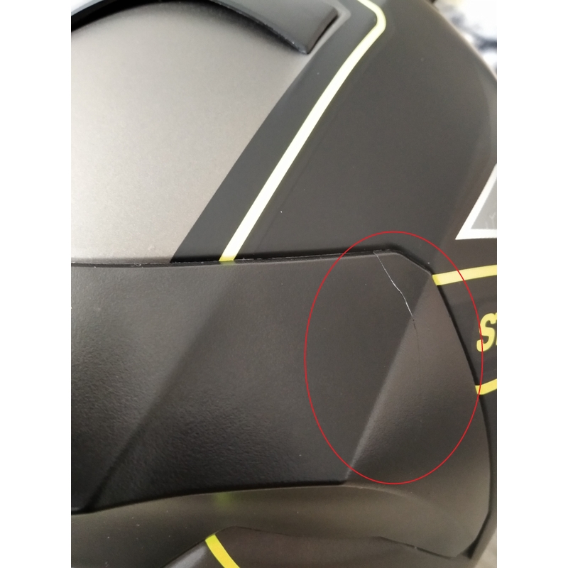 Integral motoristična čelada Street Racer SR I1 črno-siva fluo rumena - razred II