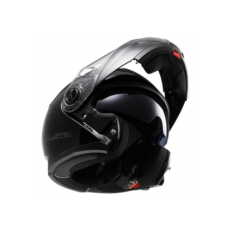 Čelada za motoriste LS2 FF325 Strobe black glossy - razred II