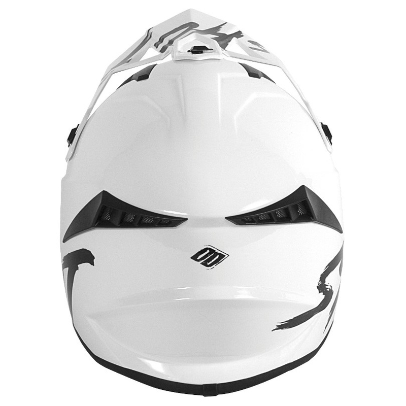 Motokros čelada Shot Lite Uni Solid White Gloss razprodaja