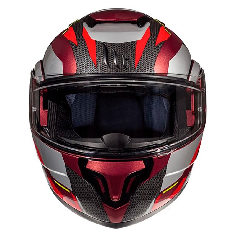 MT Atom SV TRANSCEND F5 motoristična čelada rdeča