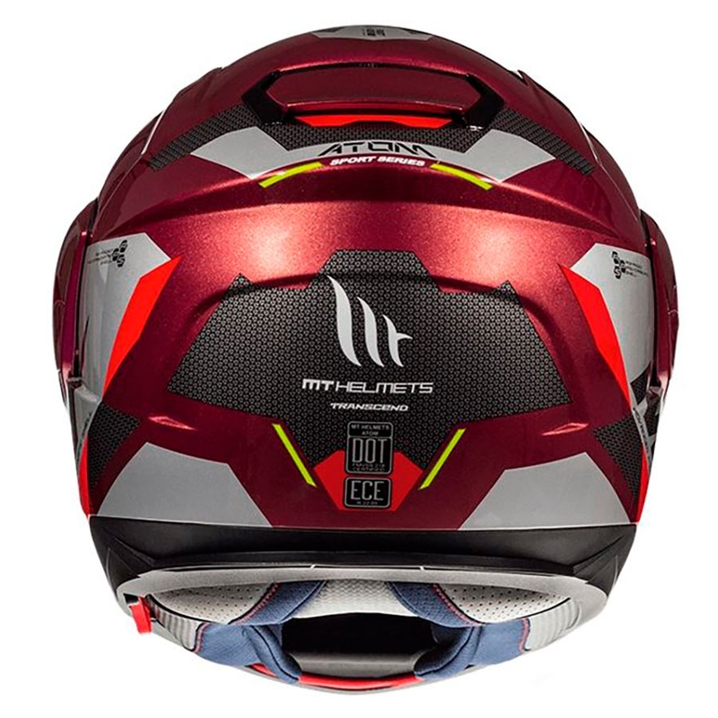 MT Atom SV TRANSCEND F5 motoristična čelada rdeča
