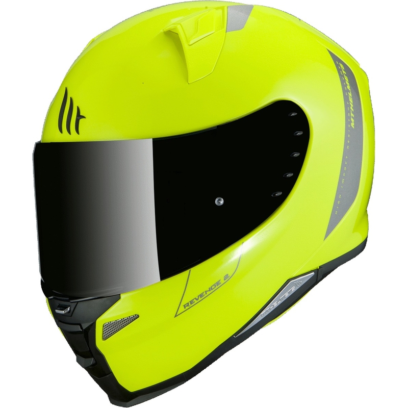 MT Revenge 2 Solid fluo rumena integralna motoristična čelada razprodaja