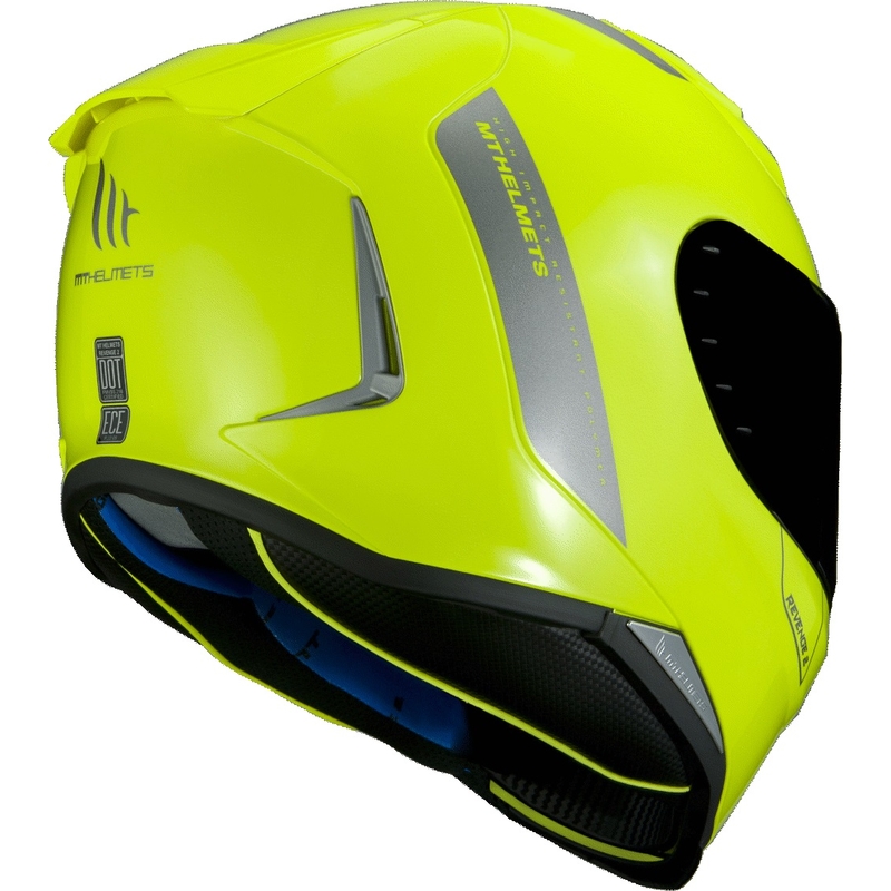 MT Revenge 2 Solid fluo rumena integralna motoristična čelada razprodaja