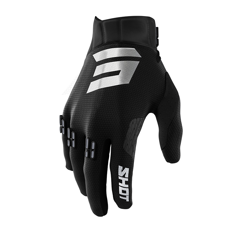Motokros rokavice Shot Aerolite Airflow Black