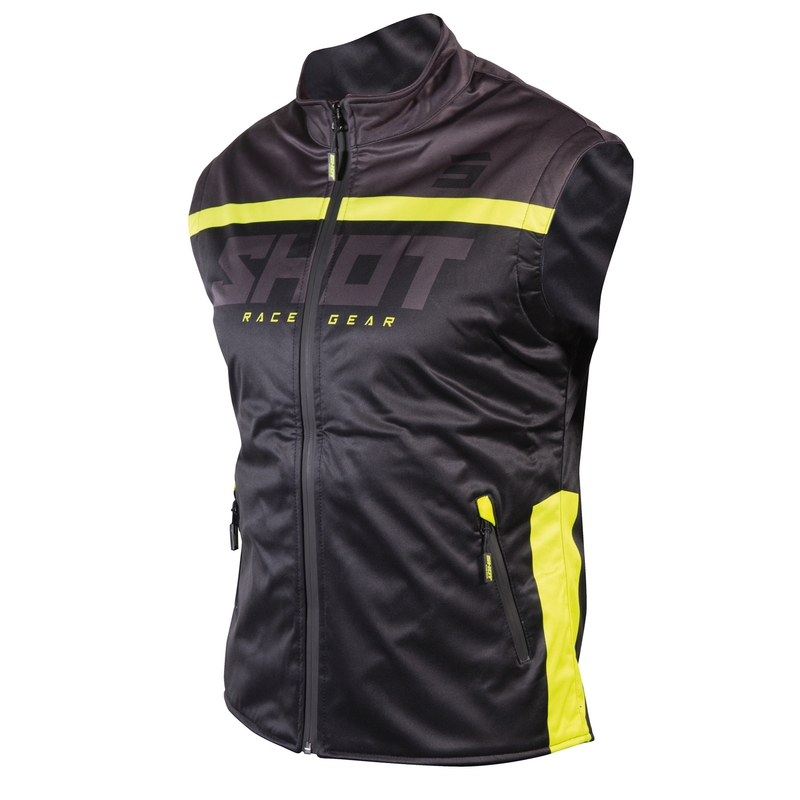 Softshell jopič Shot Lite black-fluo yellow razprodaja