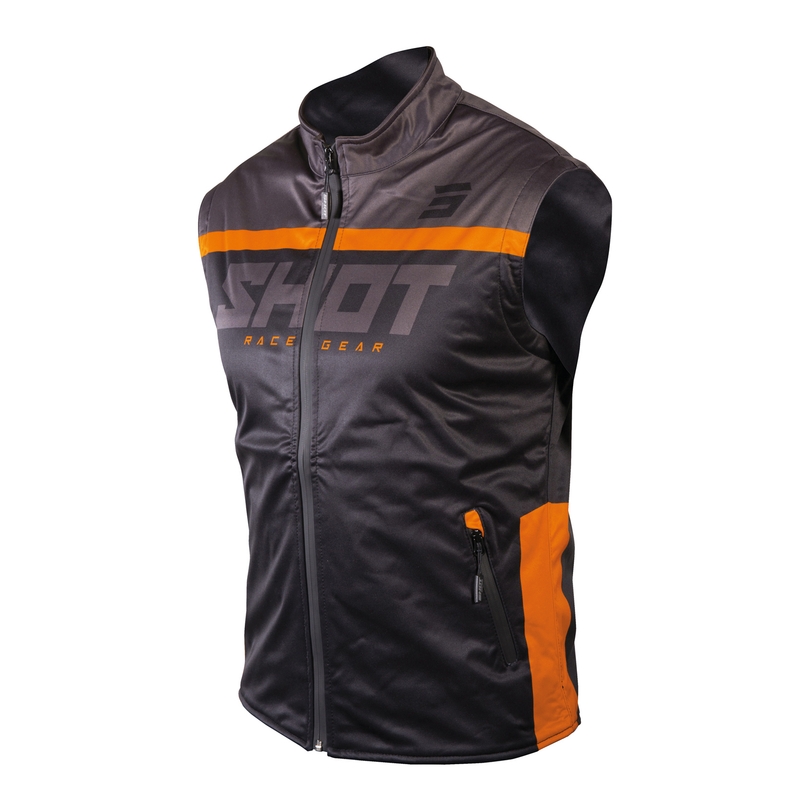 Softshell telovnik Shot Lite črno-oranžna razprodaja