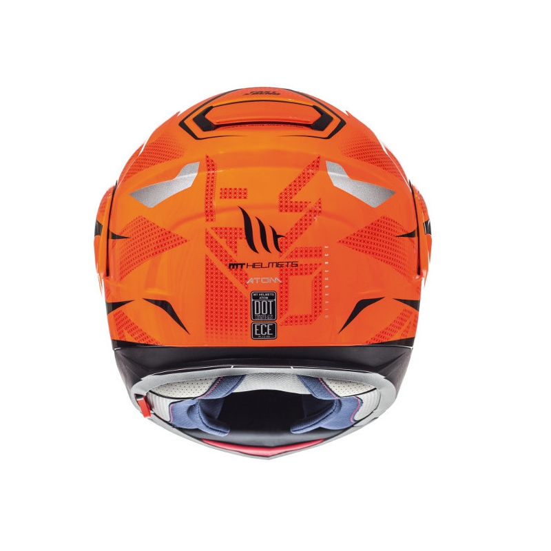 MT Atom Divergence fluo oranžna tip-up motoristična čelada razprodaja