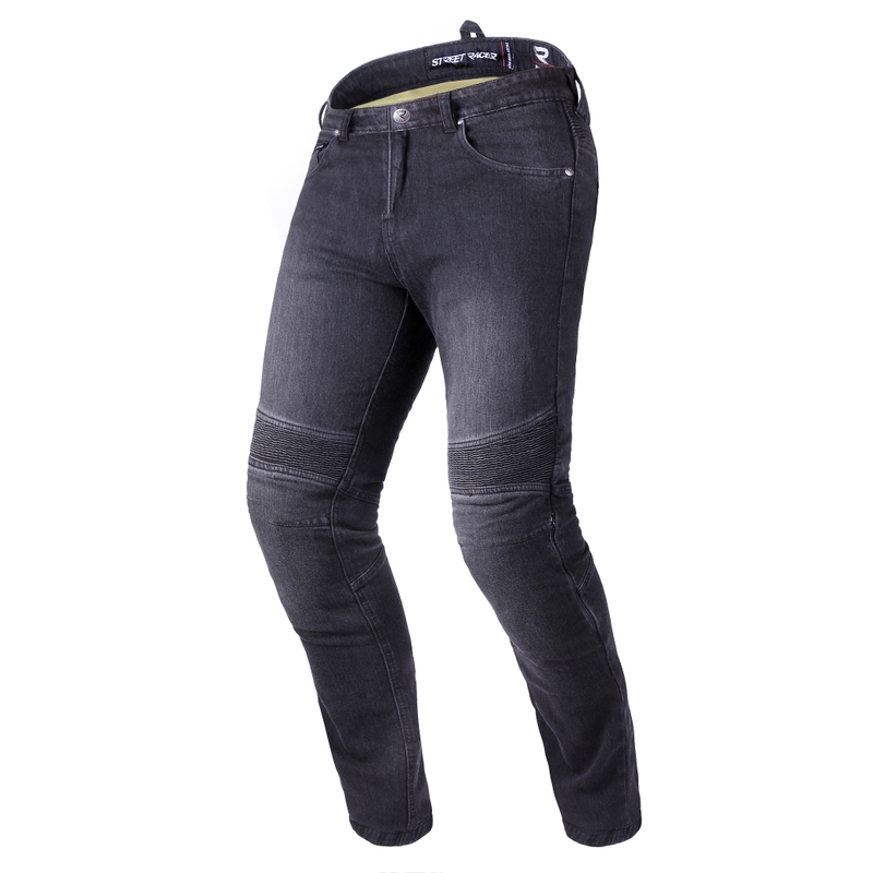 Street Racer Spike II CE Black Motorcycle Jeans